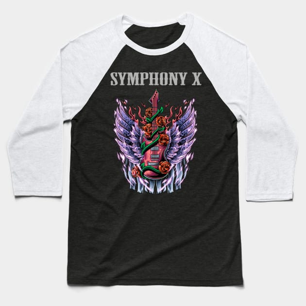 SYMPHONY X BAND Baseball T-Shirt by Bronze Archer